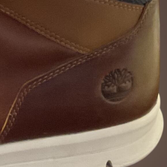 Men's Sz 12 TIMBERLAND Graydon Brown Leather Sneaker Boot Excellent Condition - Picture 10 of 13